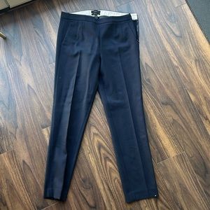 J.Crew Navy tall woool Martie Ankle Career Pants